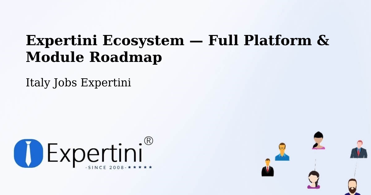 Expertini Ecosystem — Full Platform & Module Roadmap – Coriano