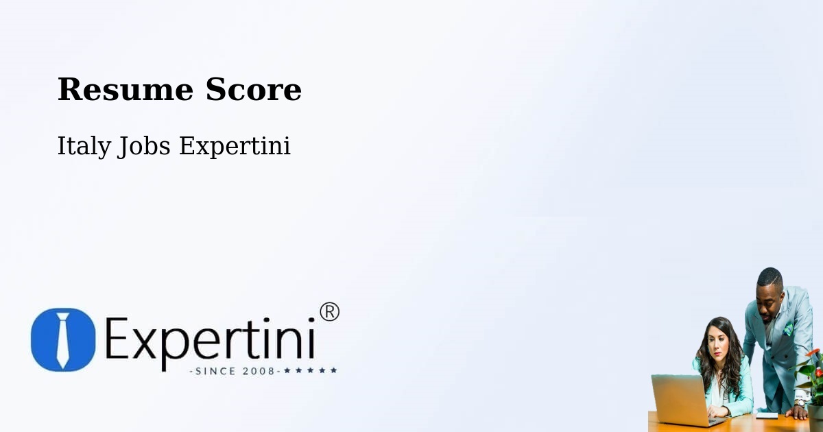 Resume Score & Job Description Match Tool – Coriano - Italy Jobs Expertini