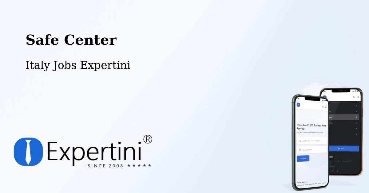 Safety Center – Coriano - Italy Jobs Expertini